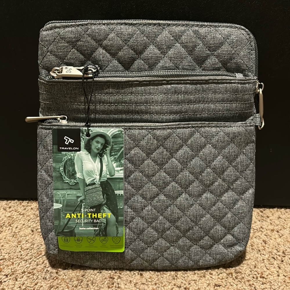 NWT Travelon Boho Anti-Theft Security Bag